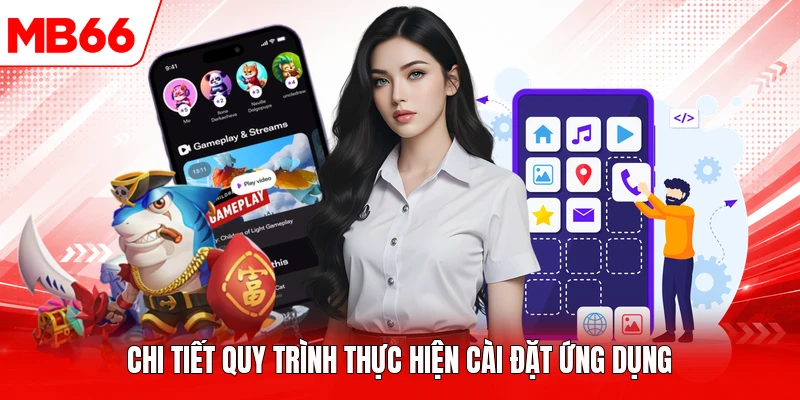 Chi tiết quy trình thực hiện cài đặt ứng dụng